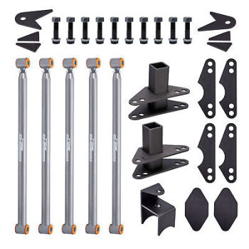Universal Rear Weld On 4 Links Suspension Lift Kit Heavy Duty 24 Steel Bars